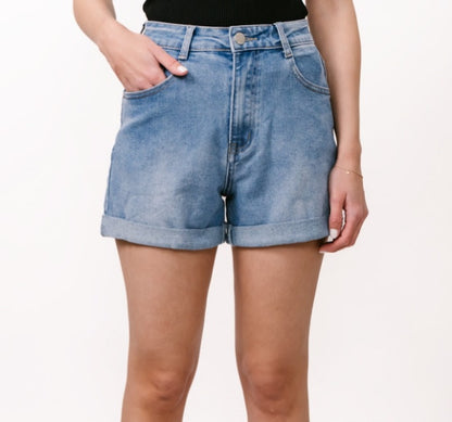 Vine denim shorts