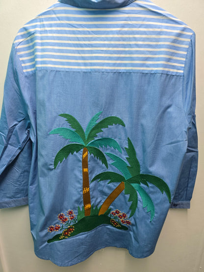 Palm Chambray Shirt