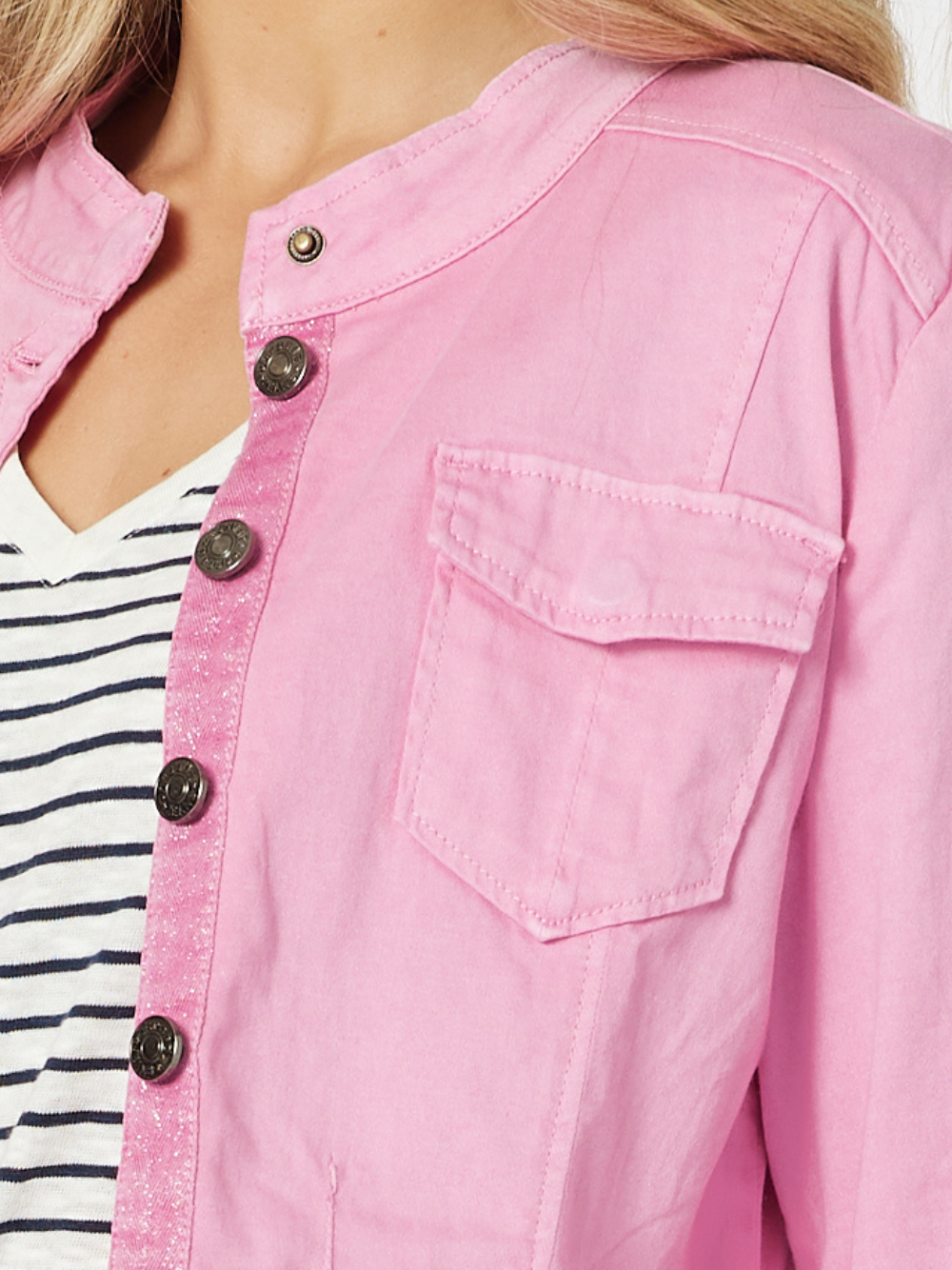 Maggie Denim Jacket Pink