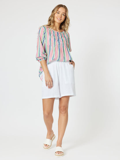 Stripe tunic top