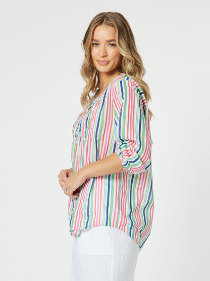 Stripe tunic top