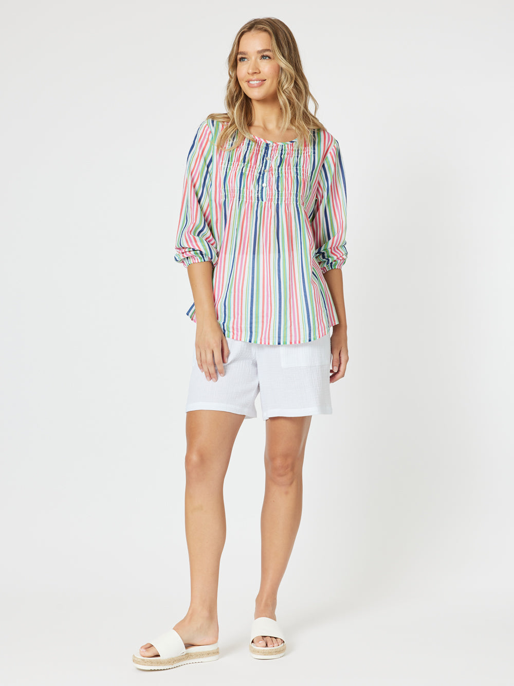 Stripe tunic top