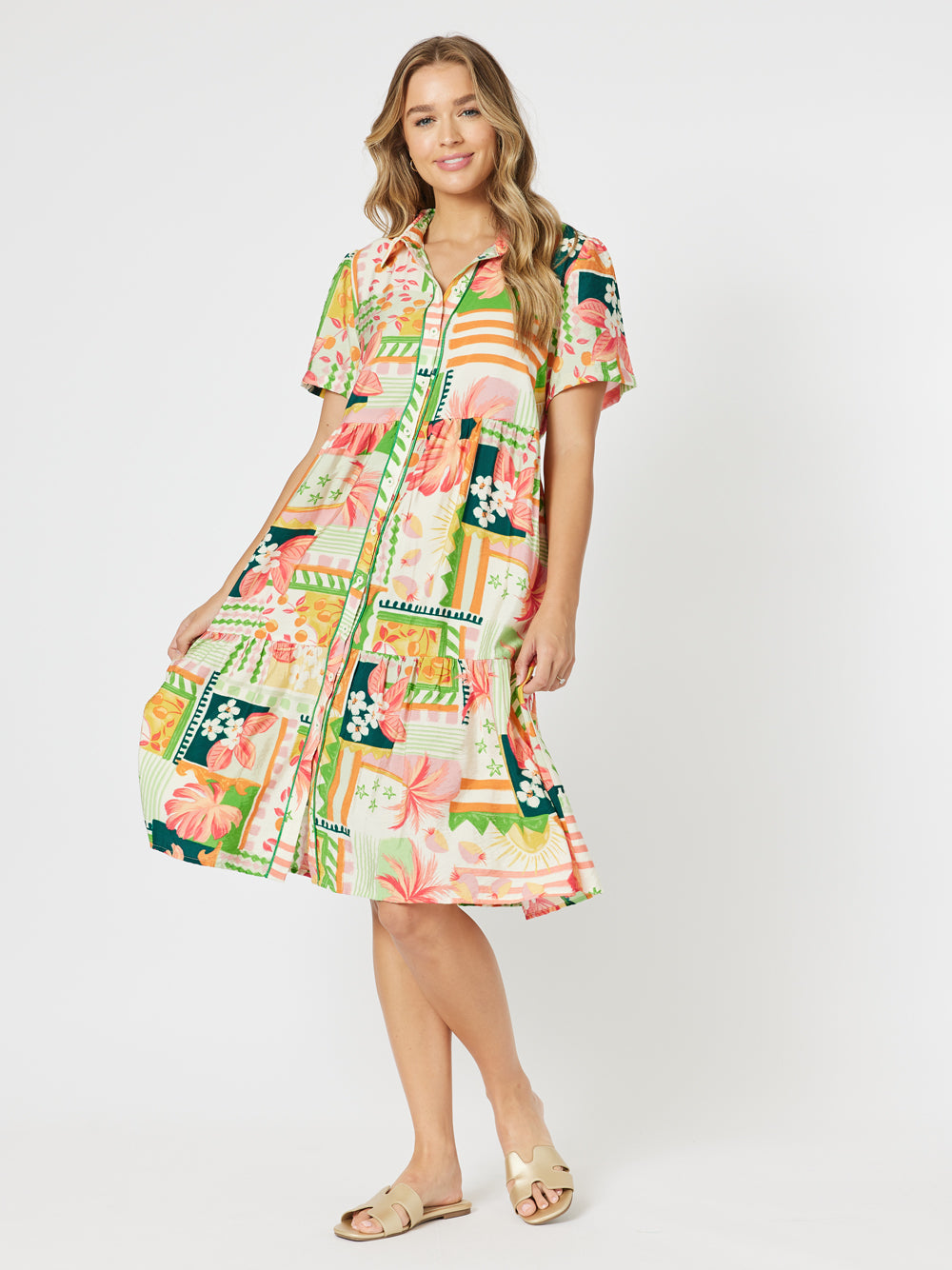 Cancun Dress Multi