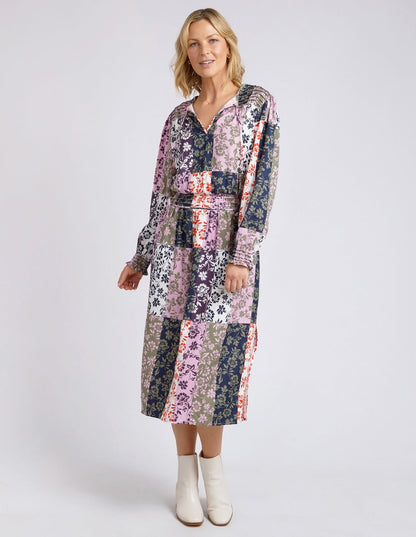 Elm Linear floral dress