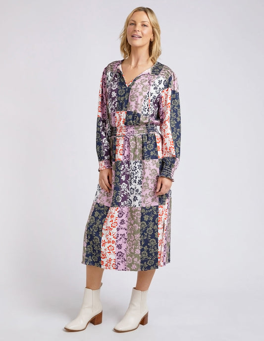 Elm Linear floral dress