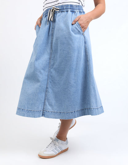 Greta Denim Skirt