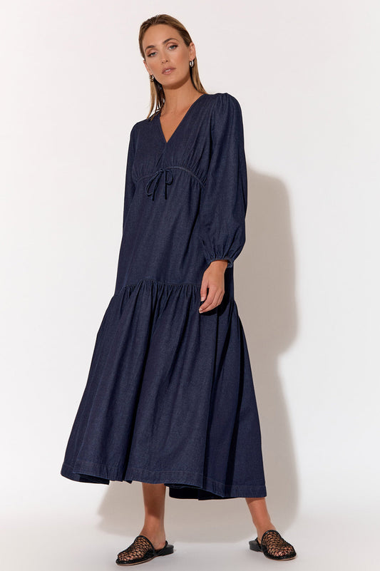 Kylie Denim Maxi Dress