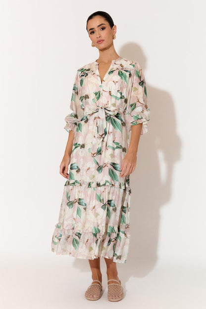 Frances Magnolia Print Dress