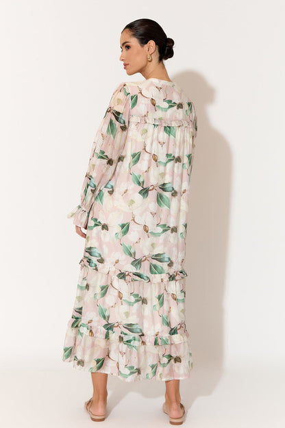 Frances Magnolia Print Dress