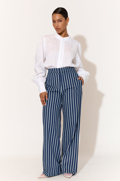 NISHA PINSTRIPE DENIM PANT (STRIPE)