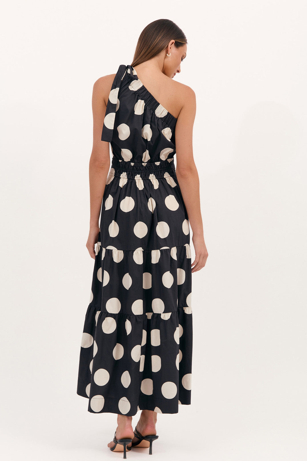 Eve Poplin Spot Maxi Dress