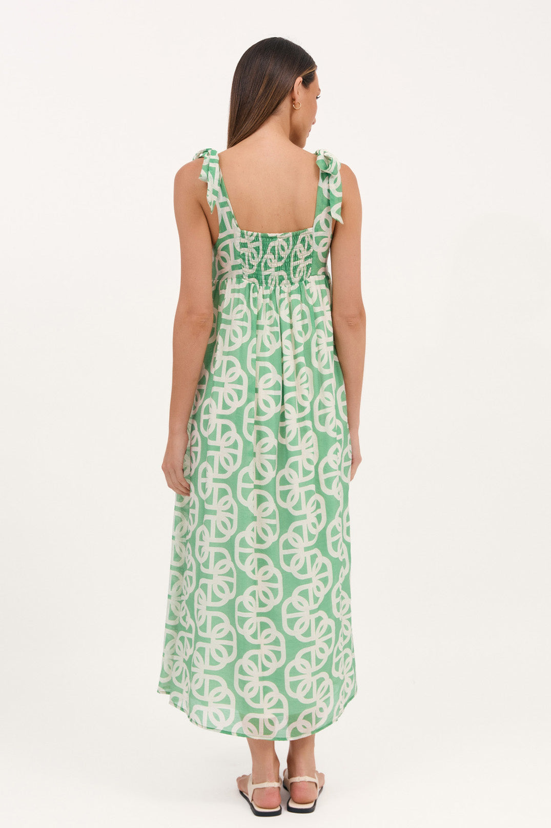 Ellen bordeaux print Maxi dress