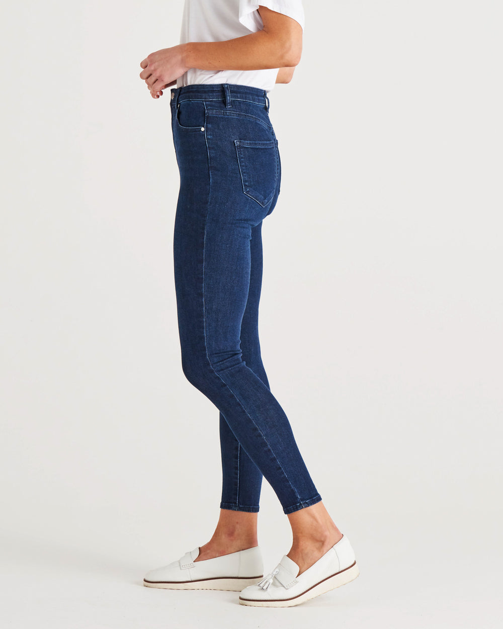 Betty Essential  Skinny Stretchy Jeans - Indigo Blue