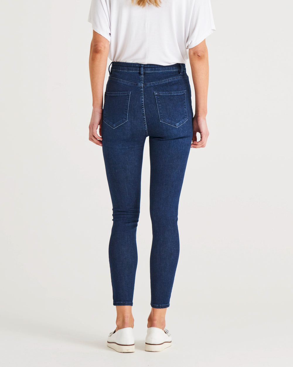 Betty Essential  Skinny Stretchy Jeans - Indigo Blue