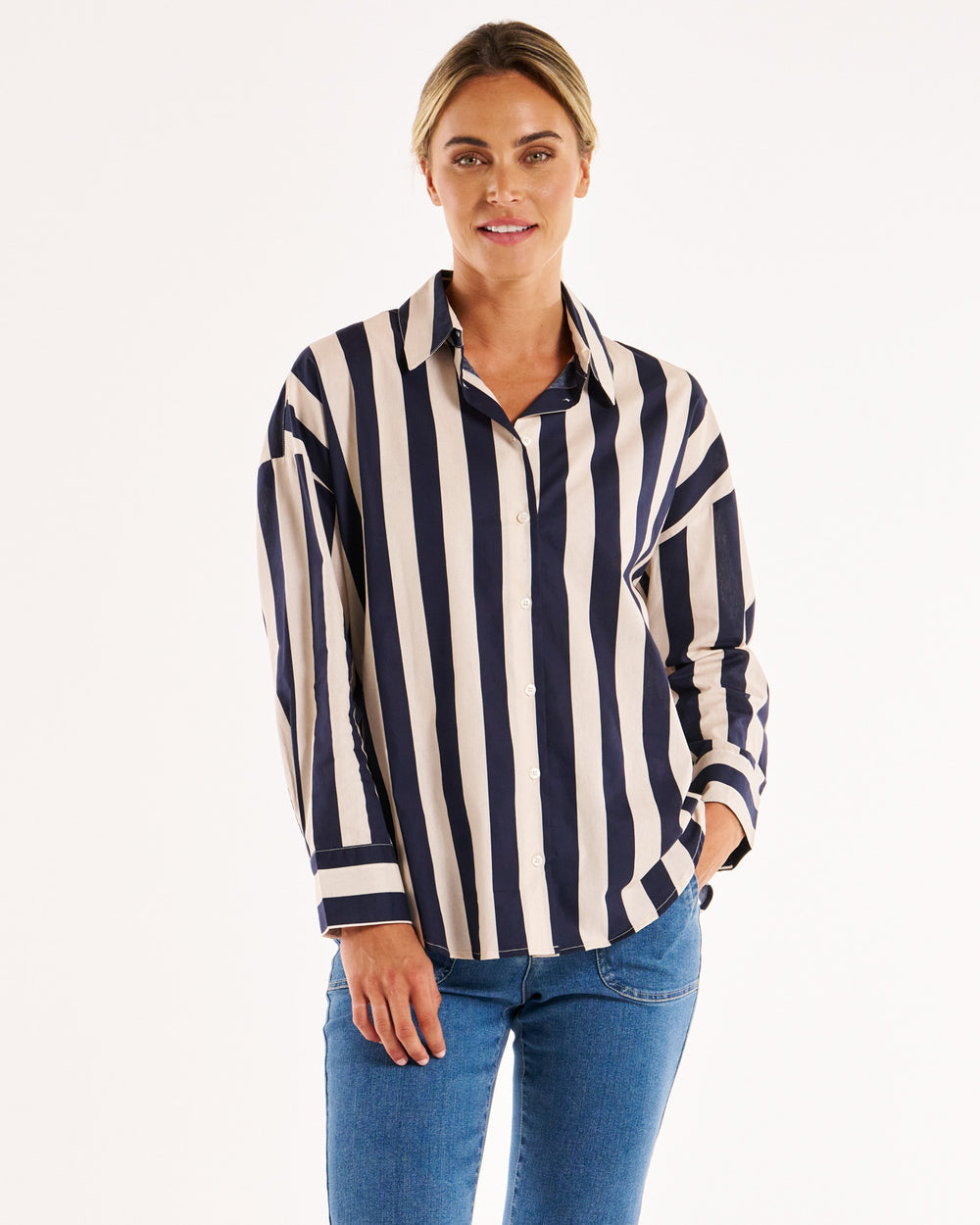 Stripe Shirt Navy