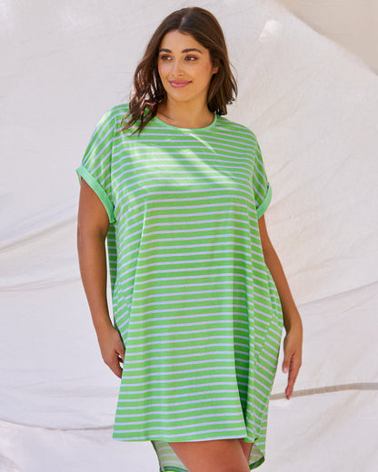 Maxine t shirt dress Green