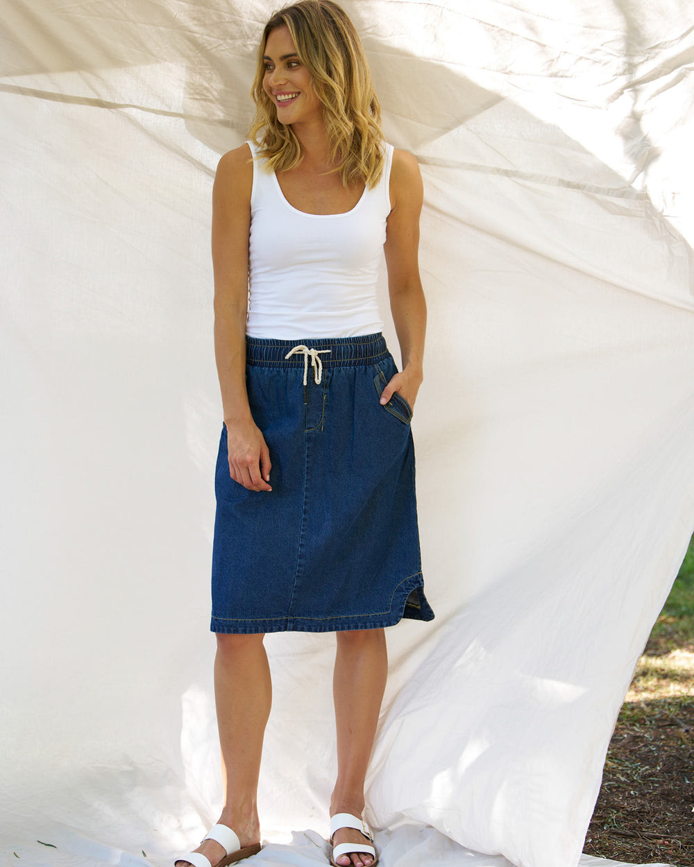 Desiree denim skirt