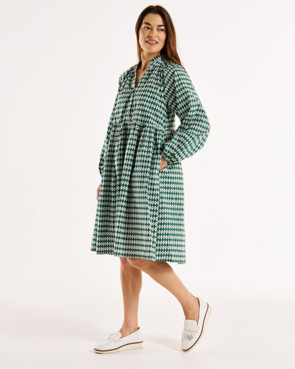 Cottage Dress Green