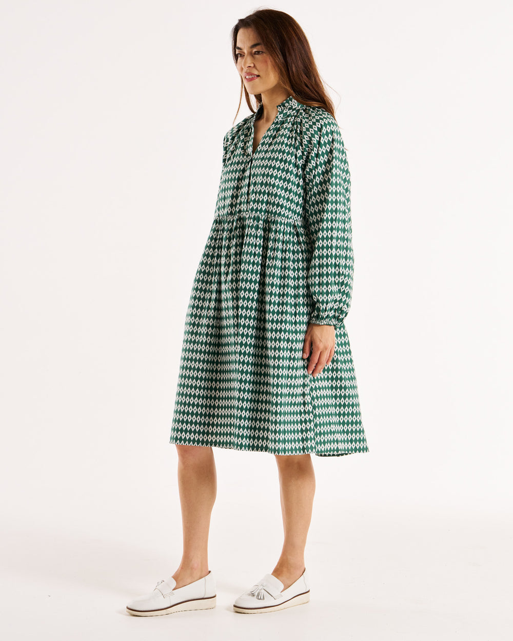 Cottage Dress Green