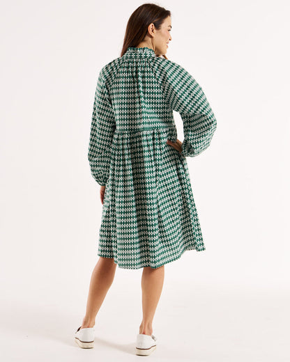 Cottage Dress Green