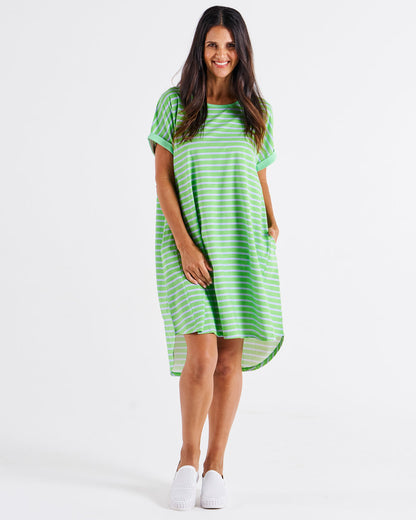 Maxine t shirt dress Green