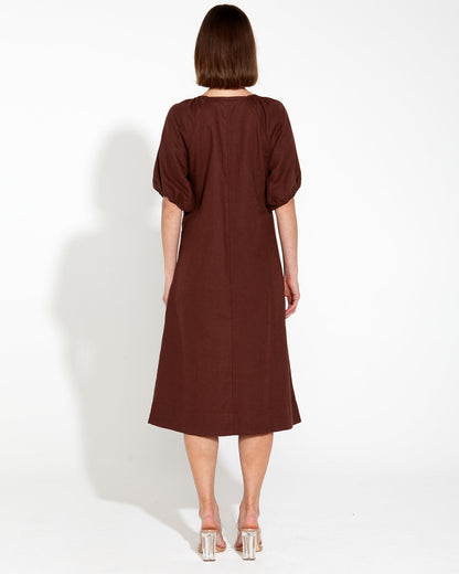 Storyteller keyhole midi dress