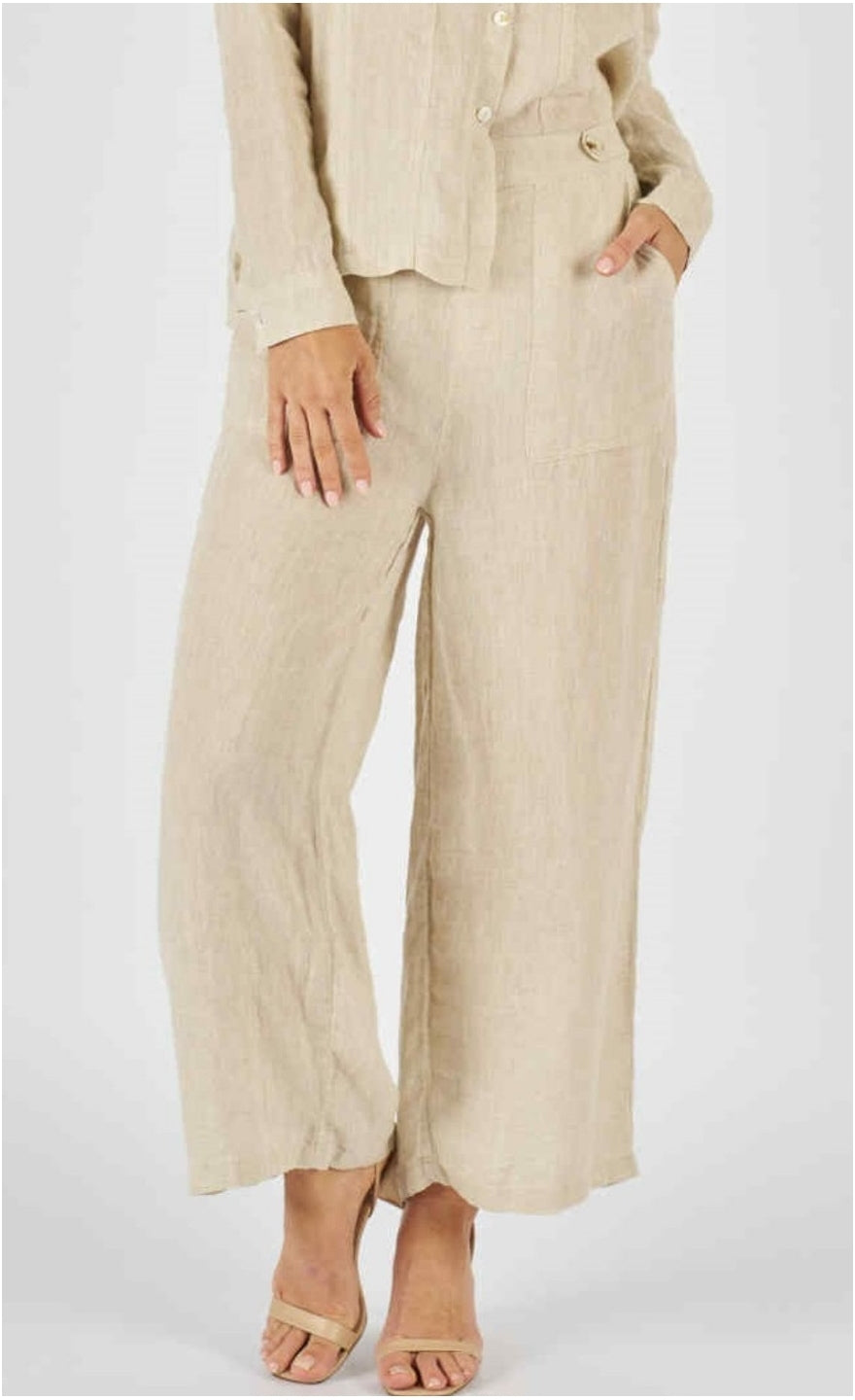 Genesis Linen Pants Natural