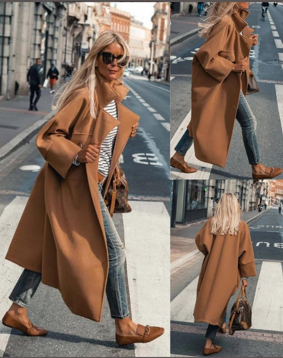 Blair Longline Coat Mocha