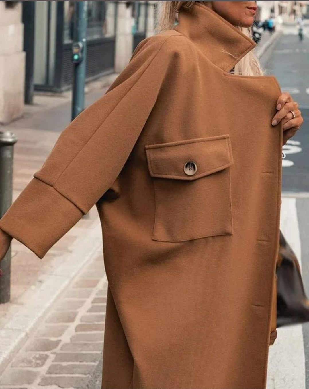 Blair Longline Coat Mocha