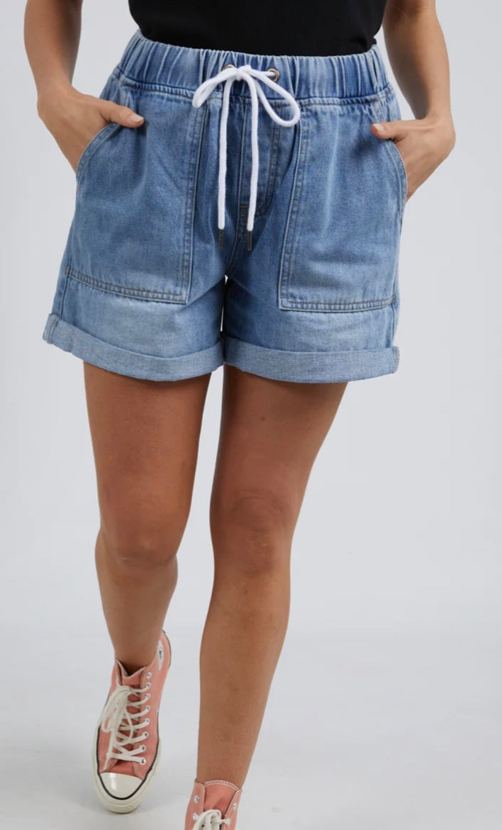 Emma relaxed denim shorts