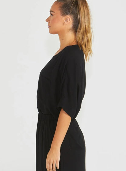 Raya Oversized top black