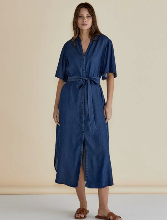 Dresden lyocell dress dark indigo