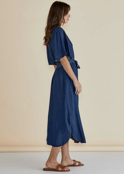 Dresden lyocell dress dark indigo