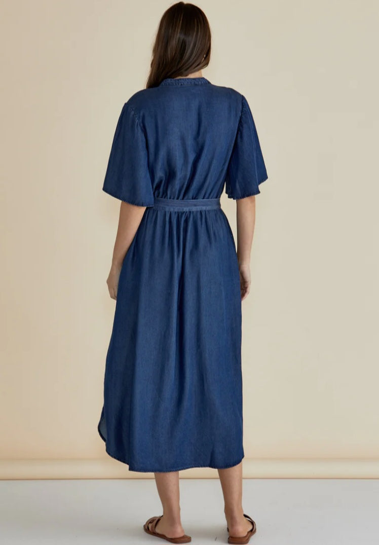 Dresden lyocell dress dark indigo