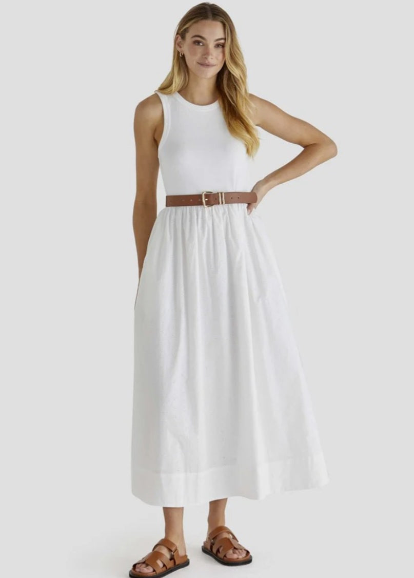 Opal Dress white