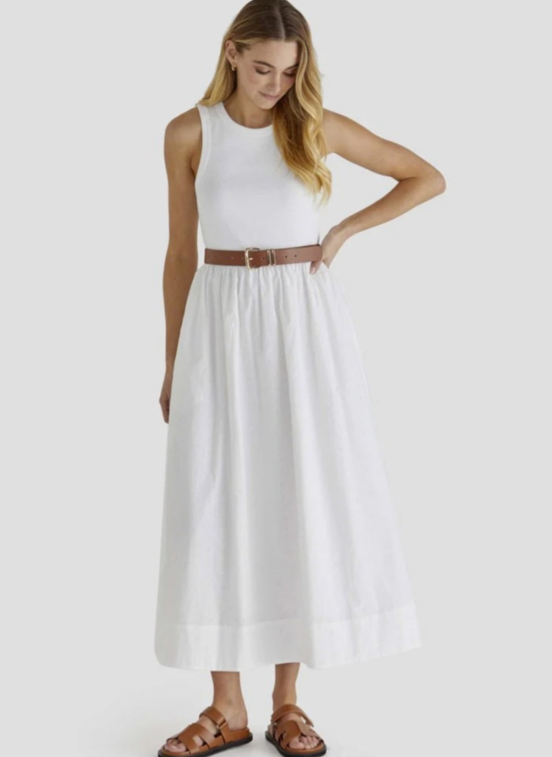 Opal Dress white