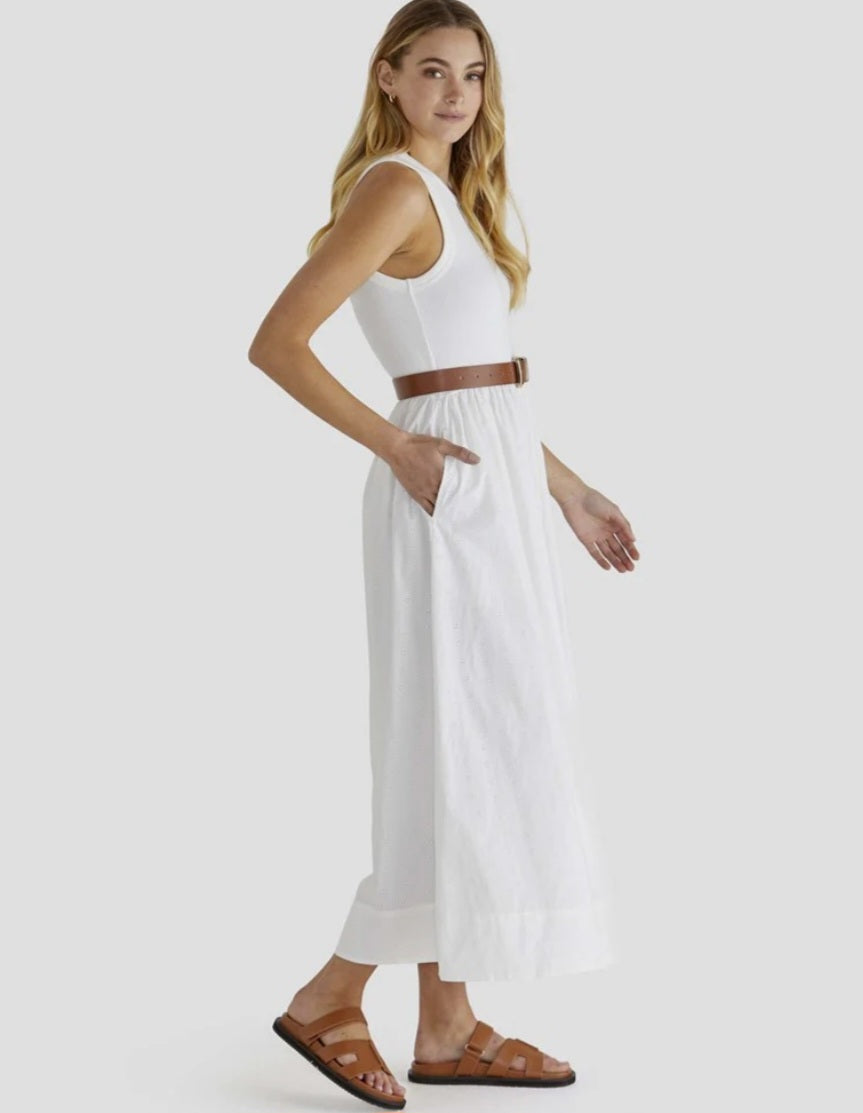 Opal Dress white