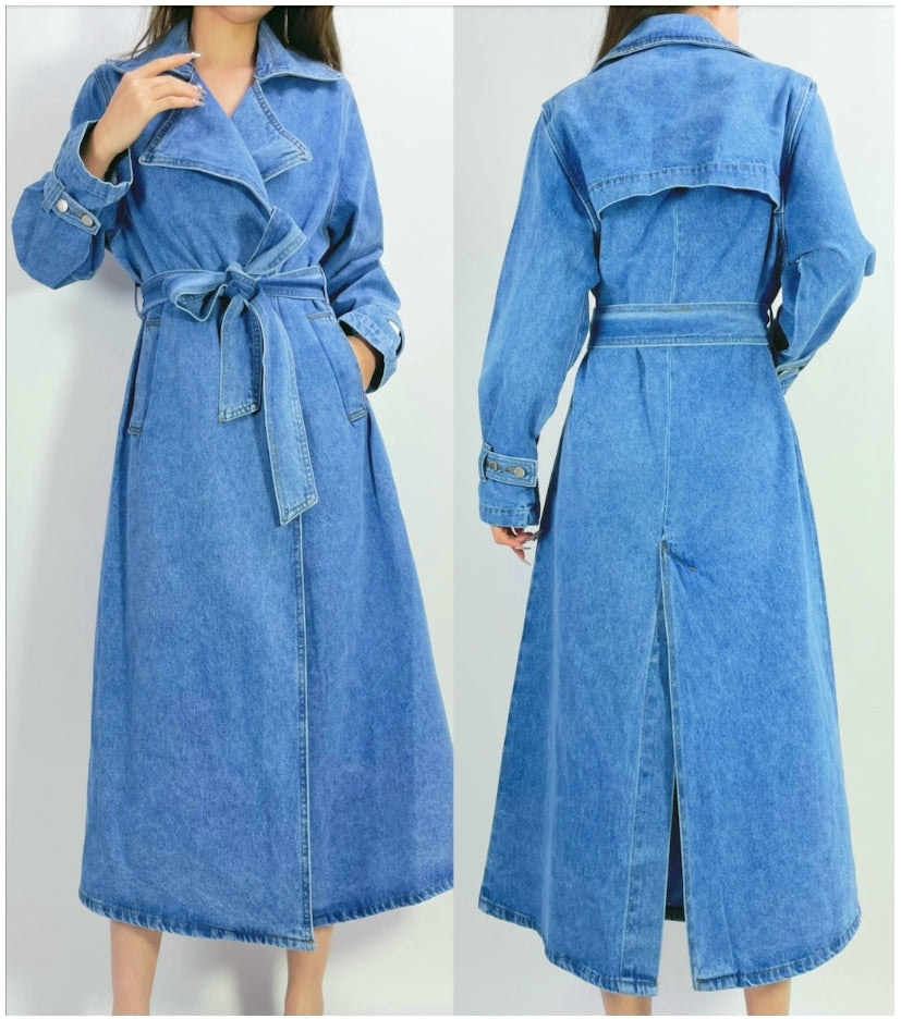 Dale Denim trench coat