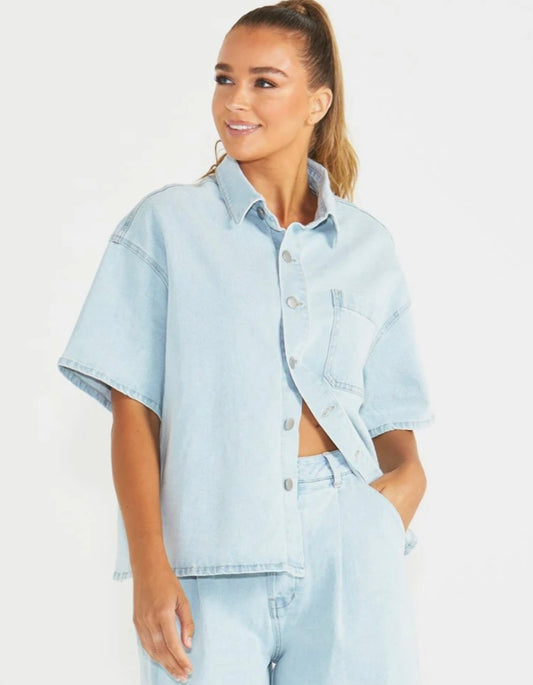 Katrina denim shirt