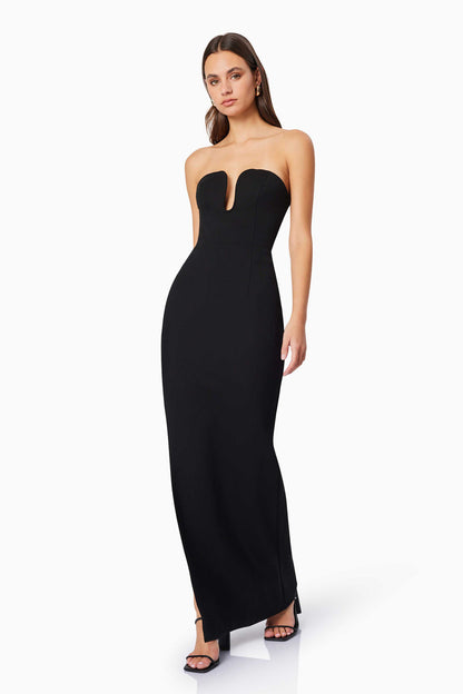 Eden maxi dress black