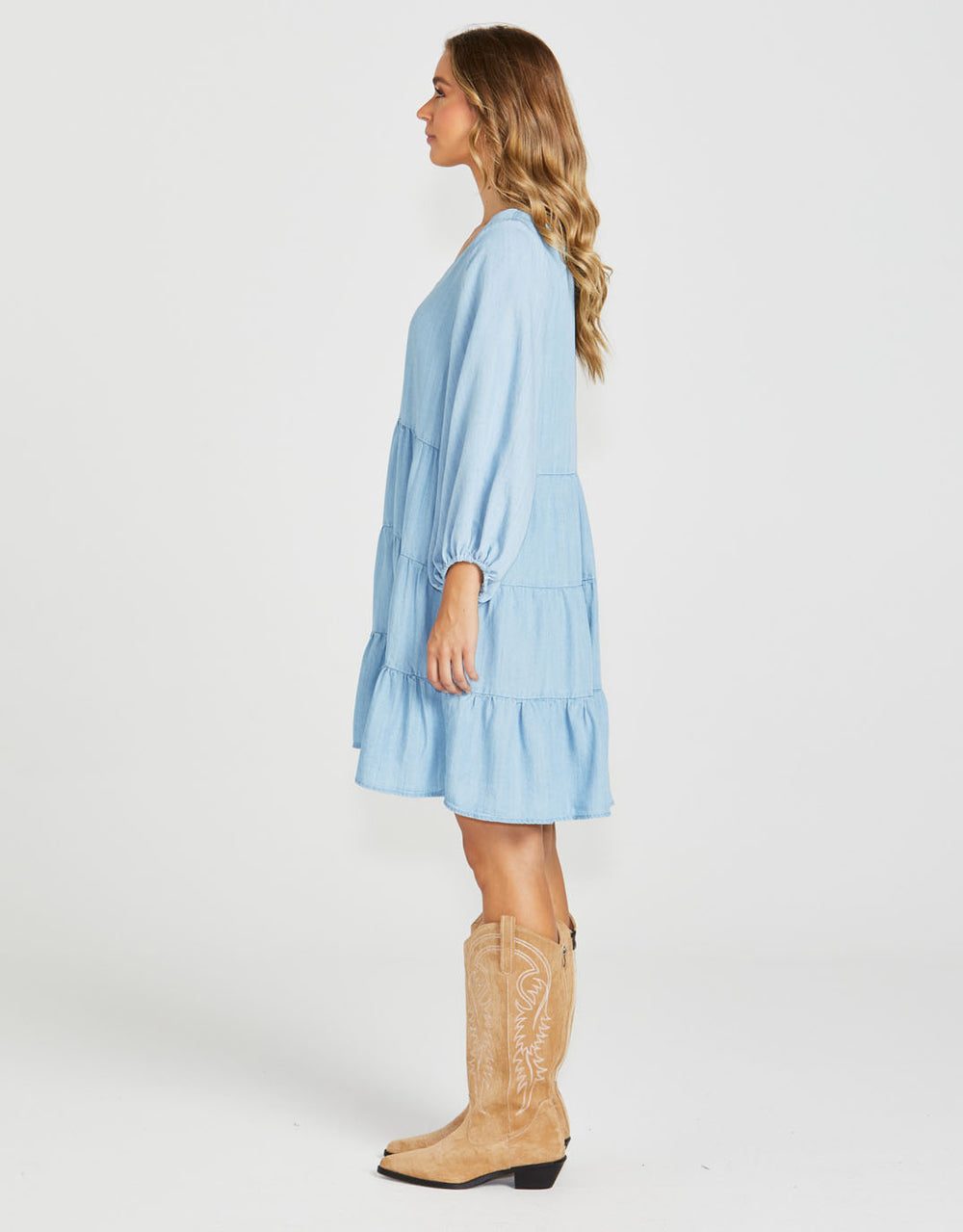 Davie tiered dress